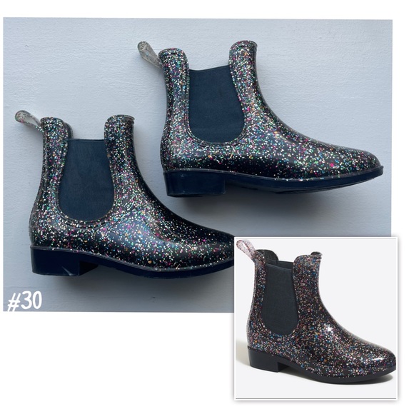 🌧️ Crewcuts Glitter Rain Boots - Picture 2 of 9